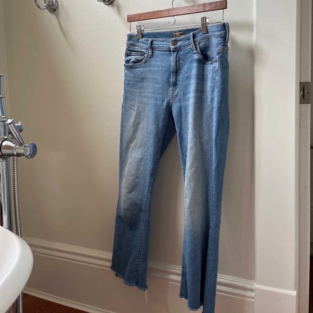 Mother Insider Crop Step Fray size 29